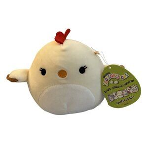 Original Squishmallow Chicken Plush Toy 5" By Kellytoy  Collectible